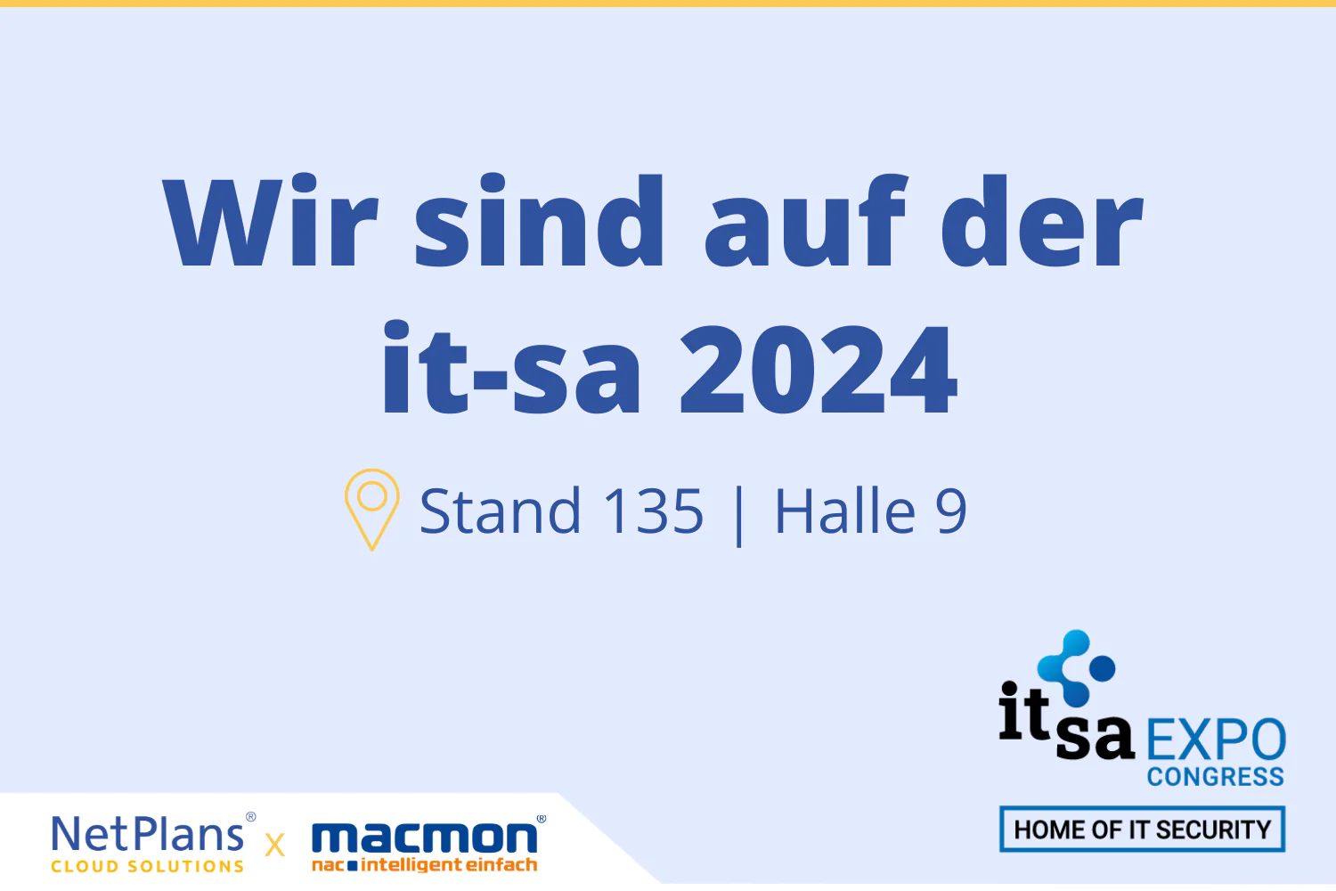 Teaserbild Teilnahme an der it-sa 2024 in Nürnberg